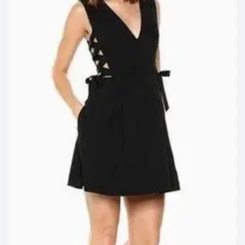 BCBGMaxazria Kalie Side Tie Dress
